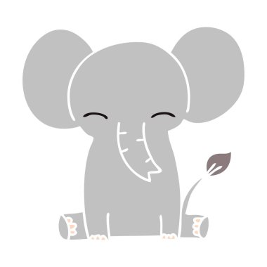 el çekilmiş ilginç çizgi fil