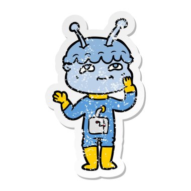 bir sürpriz çizgi film uzaylı sıkıntılı etiket