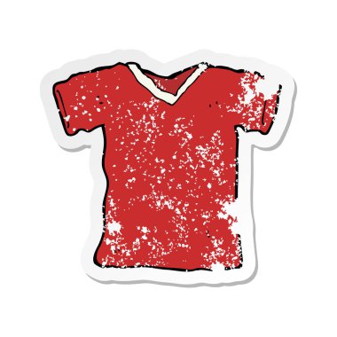 çizgi film tee gömlek Retro sıkıntılı etiket