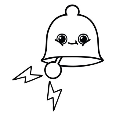 çizgi çizme çizgi film zil çan