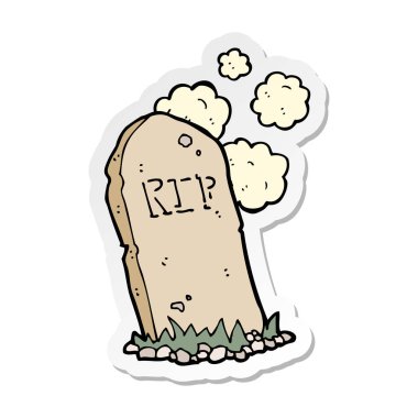 etiket çizgi film ürkütücü mezar