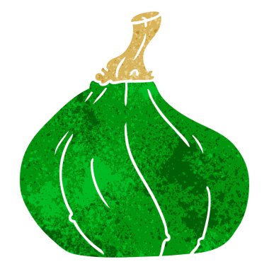 Retro karikatür doodle squash