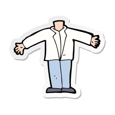 etiket silah sallayarak bir çizgi film vücut