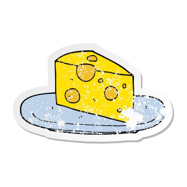 bir çizgi film peynir sıkıntılı etiket