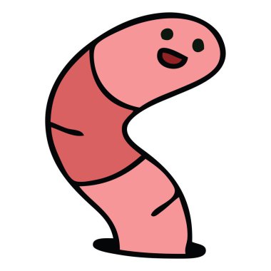 ilginç el karikatür solucan çekilmiş