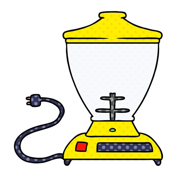 食品搅拌机的卡通涂鸦 — 图库矢量图片