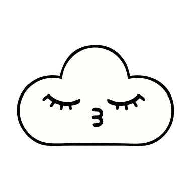 çizgi roman tarzı çizgi film beyaz bulut