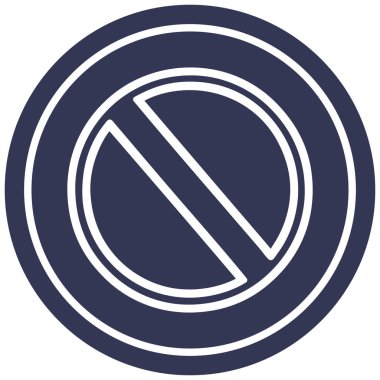 Genel durma dairesel simgesi simgesi