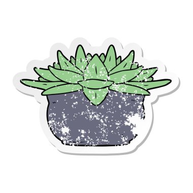 bir çizgi film etli bitki sıkıntılı etiket