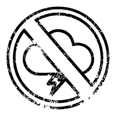 hiçbir fırtına simgesi simgesi