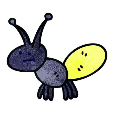 ilginç el çizilmiş karikatür ışık hata