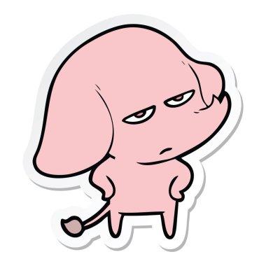 etiket rahatsız çizgi fil