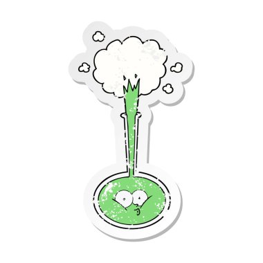 sıkıntılı etiket bir çizgi film bilim deneme