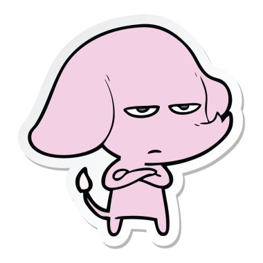 etiket rahatsız çizgi fil