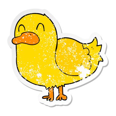 çizgi film ördek sıkıntılı etiket