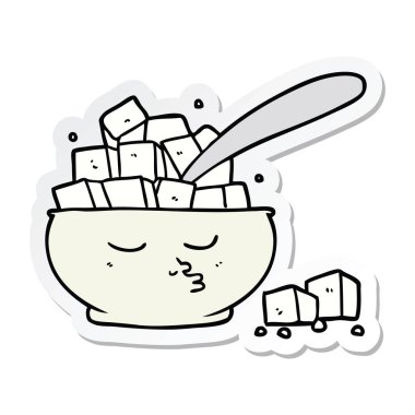 çizgi film şekerlik etiket