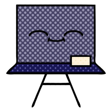 çizgi roman tarzı karikatür yazı tahtası