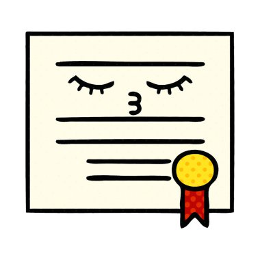 çizgi roman tarzı çizgi film Mezuniyet Diploması