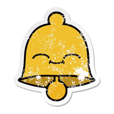 sevimli çizgi Bell'in sıkıntılı etiket