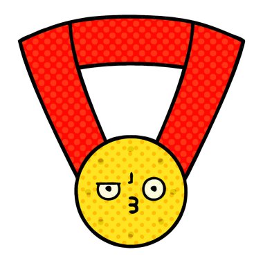 çizgi roman tarzı çizgi film altın madalya