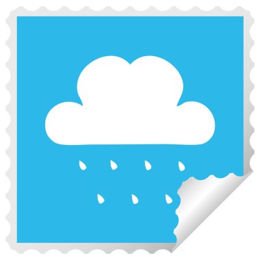 etiket karikatür yağmur bulutu peeling Meydanı