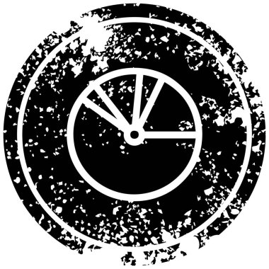 pasta grafiği sıkıntılı simgesi simgesi