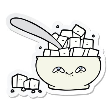 çizgi film şekerlik etiket