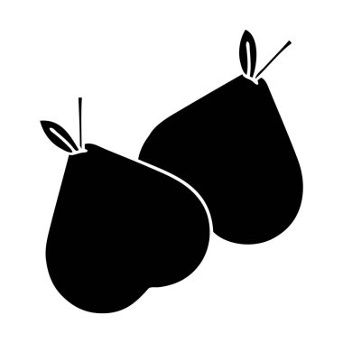 düz yeşil armut sembolü