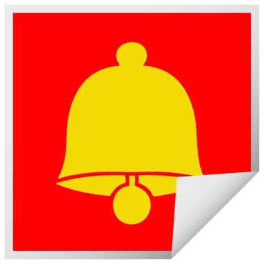 etiket karikatür pirinç çan peeling Meydanı