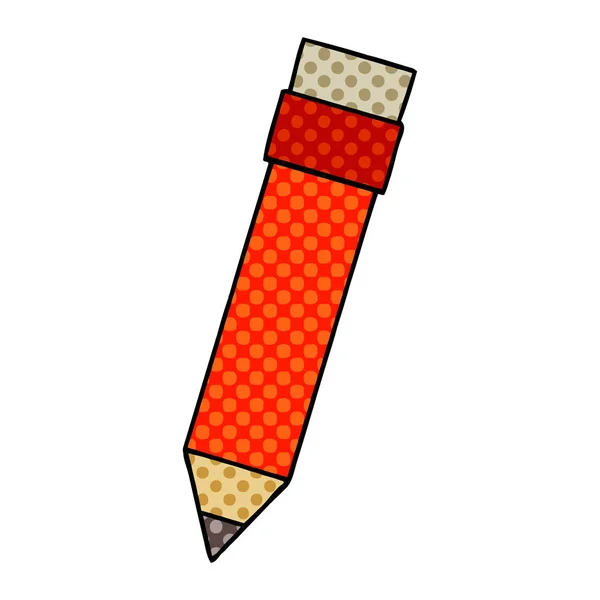 Скрупульозний комікс-книга стиль мультяшний олівець — стоковий вектор