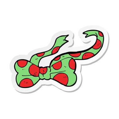 çizgi film papyon etiket