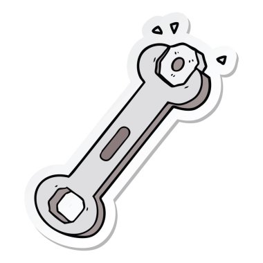 etiket karikatür somun anahtarı dönüm fındık