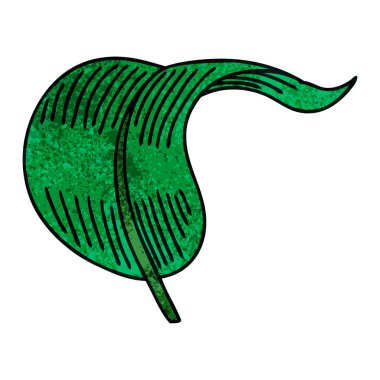 ilginç el yaprak üfleme çizgi film çekilmiş