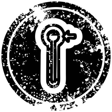 yüksek sıcaklık sıkıntılı simgesi simgesi