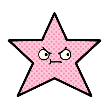 çizgi roman tarzı çizgi film yıldız balık