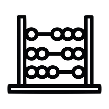 geleneksel abacus simgesi