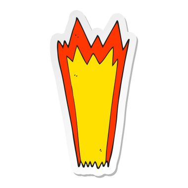 etiket bir karikatür patlama