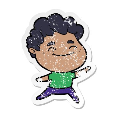 bir çizgi film dostu adamın sıkıntılı etiket