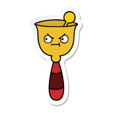 sevimli çizgi okul zili etiket