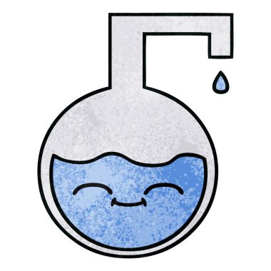 Retro grunge doku çizgi film bilim deneme 