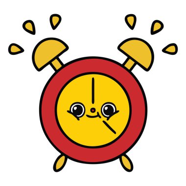 sevimli çizgi bir çalar saat