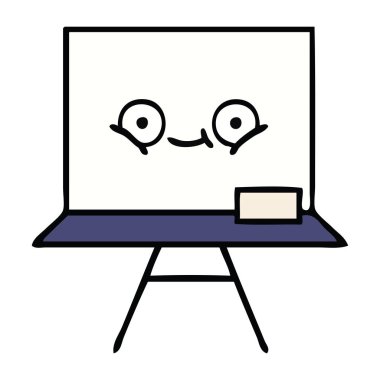 sevimli çizgi beyaz tahta