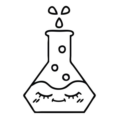 bir bilim ölçek çizim karikatür