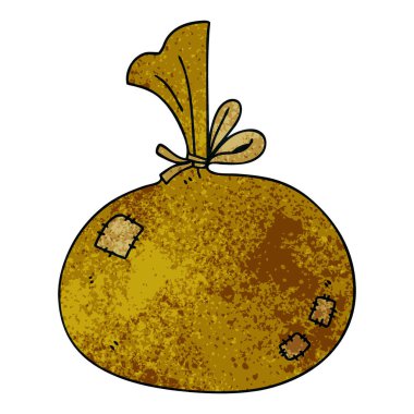 ilginç el karikatür çuval çekilmiş