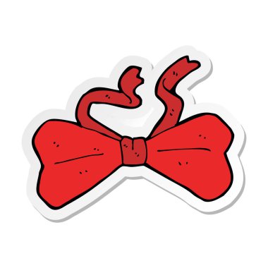 çizgi film papyon etiket