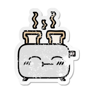 sevimli çizgi dolusu sıkıntılı etiket