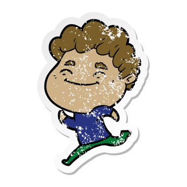 bir çizgi film dostu adamın sıkıntılı etiket