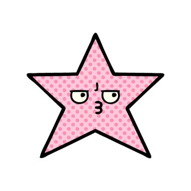 çizgi roman tarzı çizgi film yıldız balık