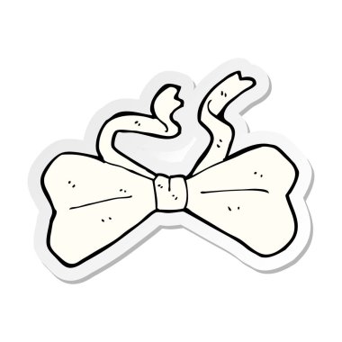 çizgi film papyon etiket