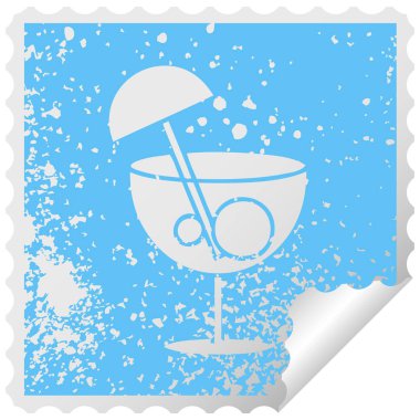 etiket sembol süslü kokteyl peeling sıkıntılı Meydanı